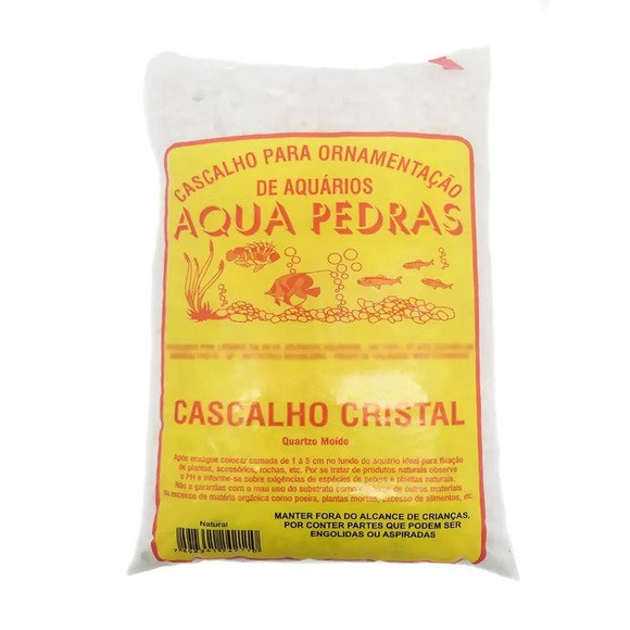 Cascalho para Aquário Nº 00 Aqua Pedras 25 kg
