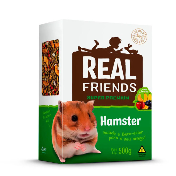 Alimento Super Premium com Frutas Realfriends Hamster Zootekna 500g