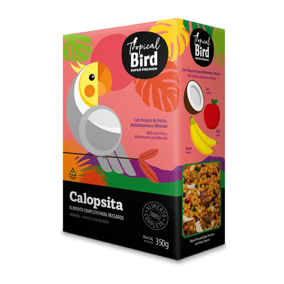 Alimento Super Premium Tropical Bird Calopsita Zootekna 350g