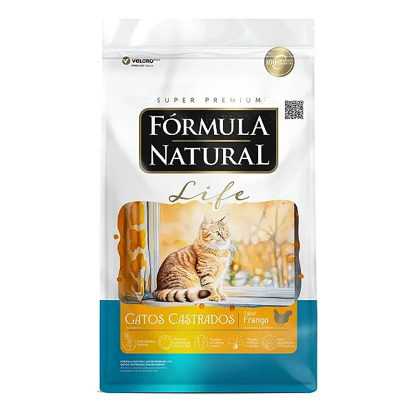 Rc Formula Natural Life Gato Castr Frango 1kg