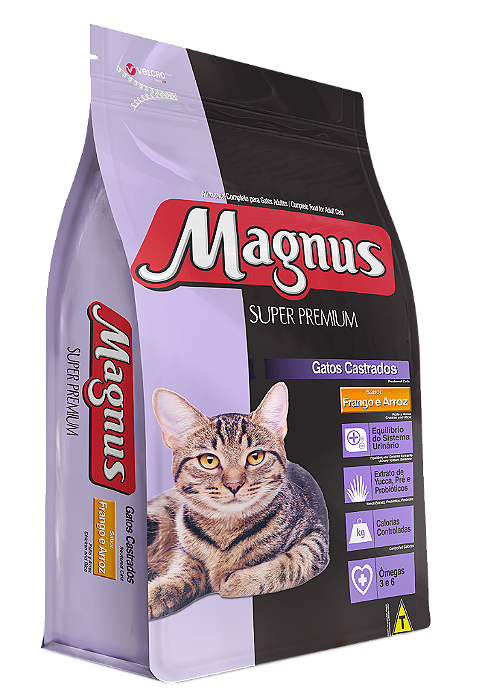 Magnus Super Premium Gato Castradorado Frango 10,1 Kg