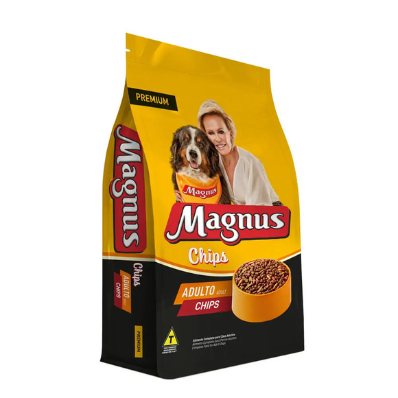 Ração Magnus Chips Cães Adultos 25 kg