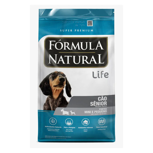 Ração Fórmula Natural Life Para Cães Sênior Mini e Pequeno 15 kg