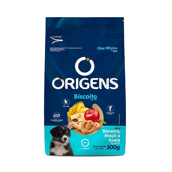 Biscoito Origens Filh Banana 300 g
