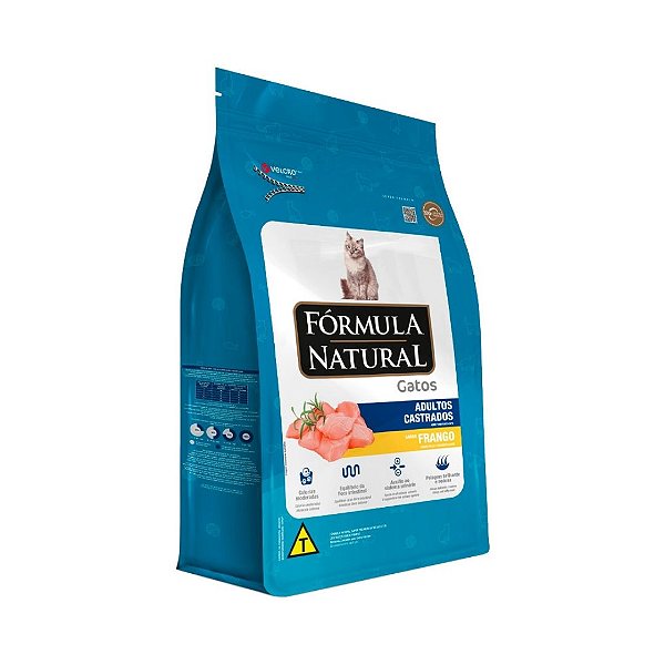 Formula Natural Adulto Gatos Castrado frango 1kg