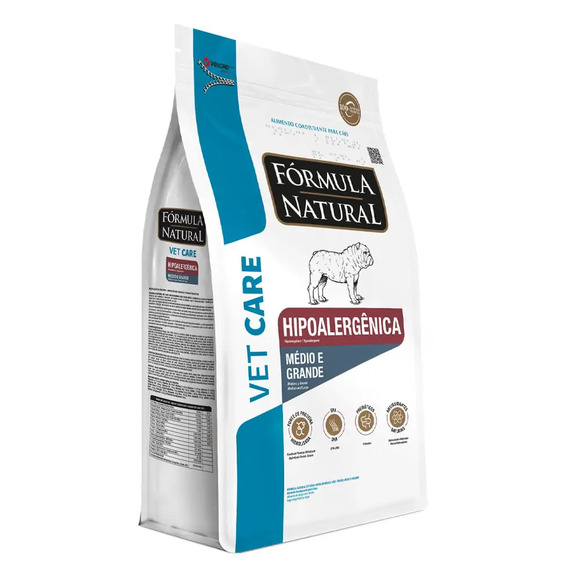Ração Fórmula Natural Vet Care Hipoalergênica Cães Médio e Grande 10,1 kg
