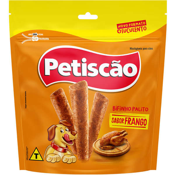 Bifinho Mastigavel De Frango Palito Petiscao 250 g