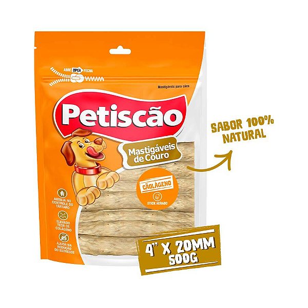 Caolageno Petiscao Stick 4 20 mm 500 g