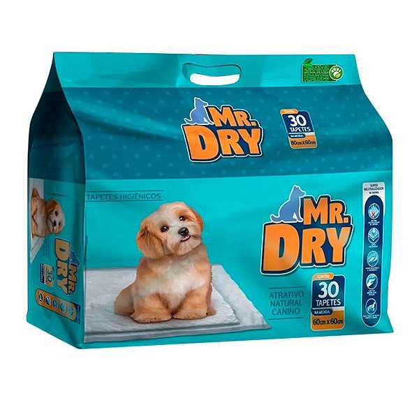 Tapete Higienico Mr Dry 60X60 com30 Un