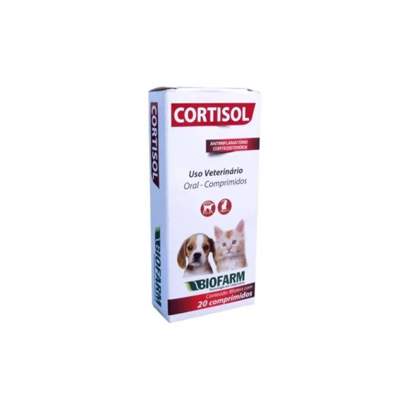 Cortisol 10 mg - Comprimidos 20 comprimidos