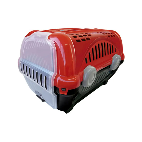 Caixa de Transporte Luxo Furacão Pet Vermelha N° 02