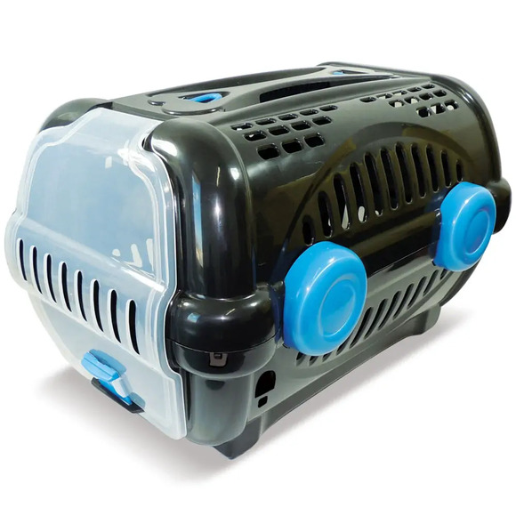 Caixa de Transporte Luxo Furacão Pet Azul Nº 03