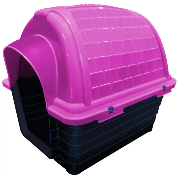 Casinha Plástica Iglu Furacão Pet Rosa Nº 04