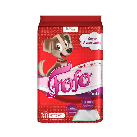Tapete Higiênico São Francisco Fofo Pads 30 unidades