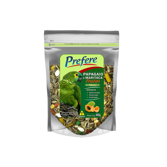Ração Mistura Papagaio e Maritaca Prefere 400 g