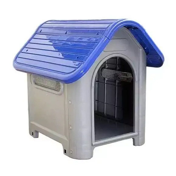 Casa Casinha De Cachorro Mecpet Média Desmontável Azul N.3
