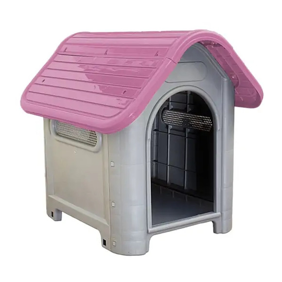 Casinha De Cães Mecpet Desmontável Rosa N. 03