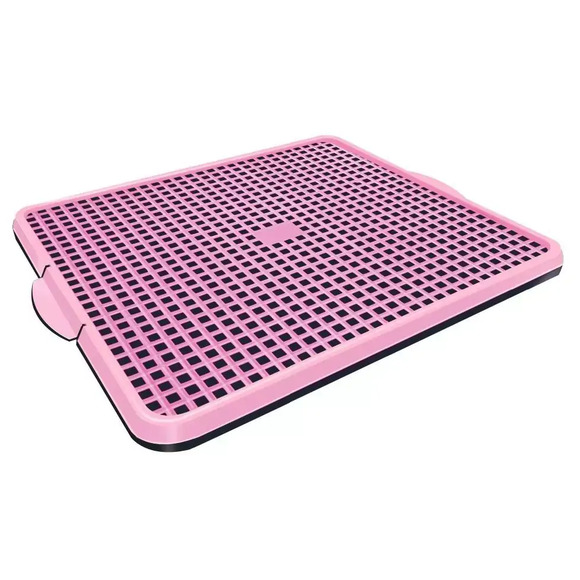 Tapete Sanitário Higiênico Cachorro Xixi Canino Rosa Único