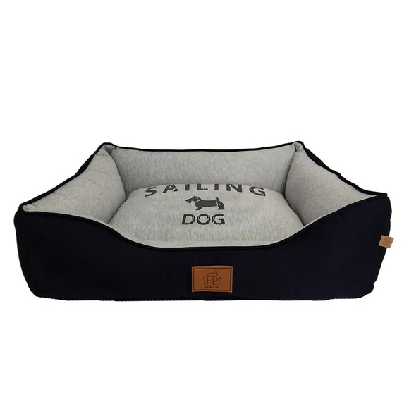 Cama London Azul Marinho Fábrica Pet G
