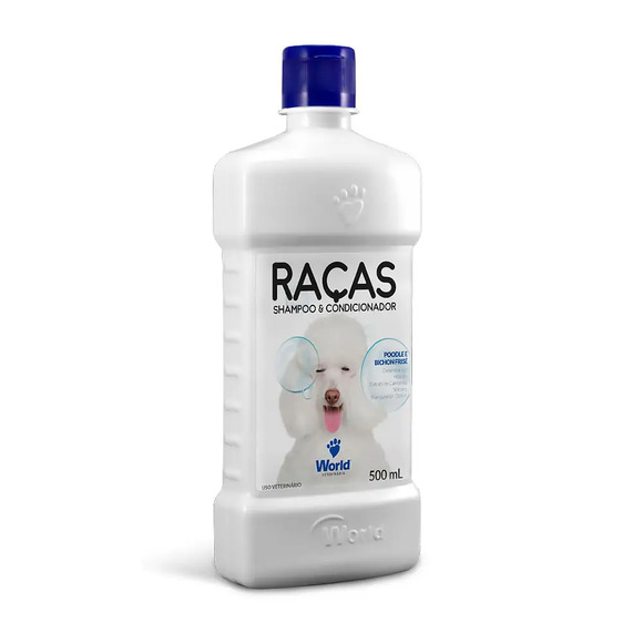Shampoo e Condicionador World Raças Poodle/Bichon Frise 500 ml