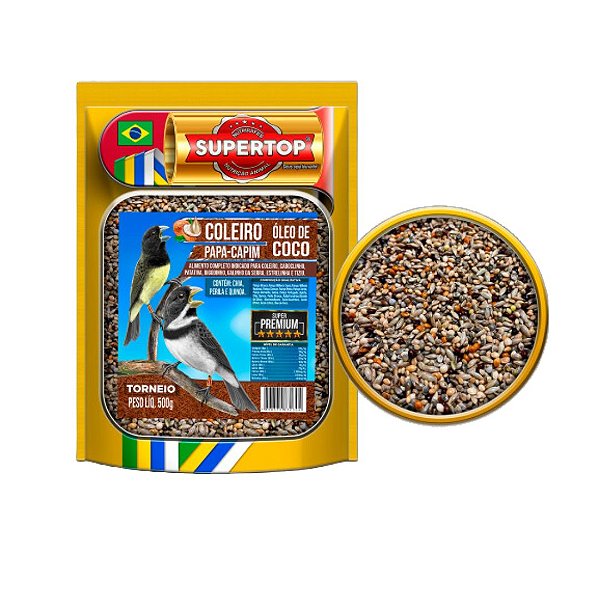Mistura Coleiro Oleo De Coco 500 g