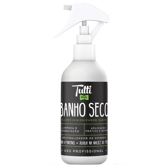 Banho A Seco Tutti Pet Neutralizador De Odores 300 ml