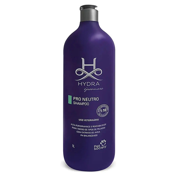 Shampoo Petsociety Hydra Pelos Claros 1l Diluição 1:10