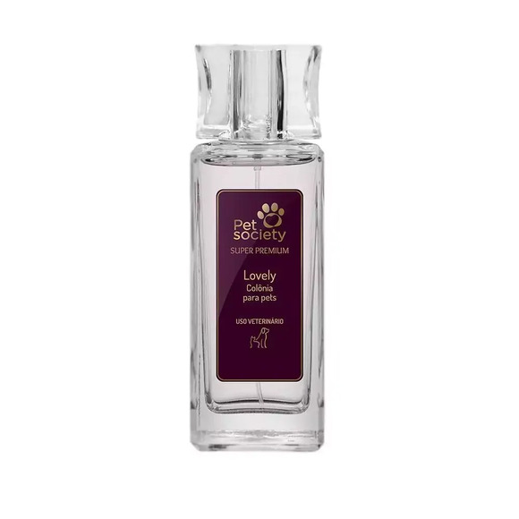 Colônia Pet Society Super Premium Lovely Cães e Gatos 50 ml