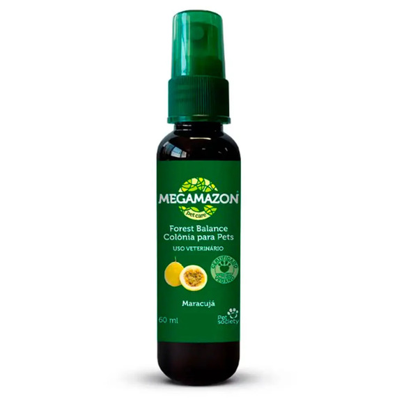 Colônia Body Splash Forest Balance Megamazon Maracujá Pet Society 60 ml