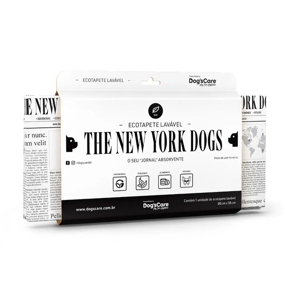 Tapete Higiênico Lavável The New York Dogs Care 1 unidade