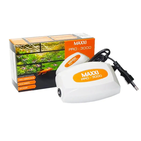 Compressor de Ar para Aquário Maxxi 220V Pro-3000