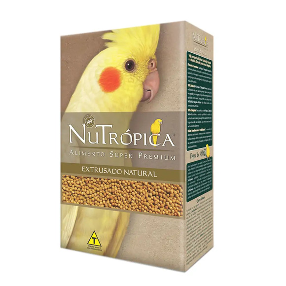 Ração Nutrópica Extrusado Natural para Calopsitas 900 g