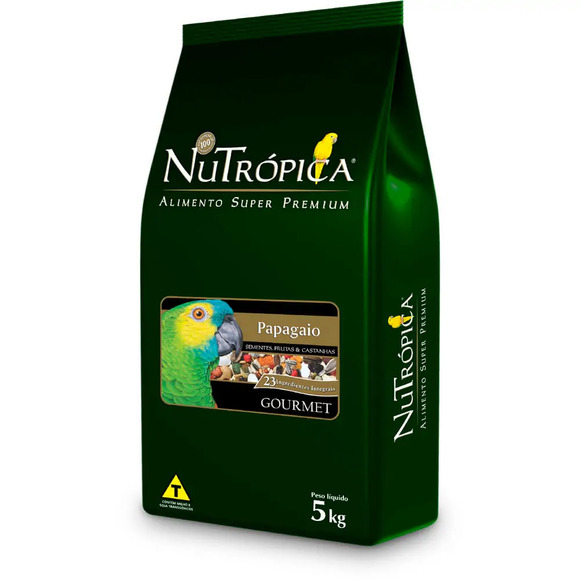 Ração Nutrópica Papagaio Gourmet 5kg