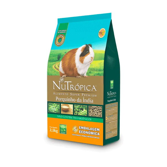 Ração Nutrópica para Porquinho-da-Índia Super Premium 2,5 kg