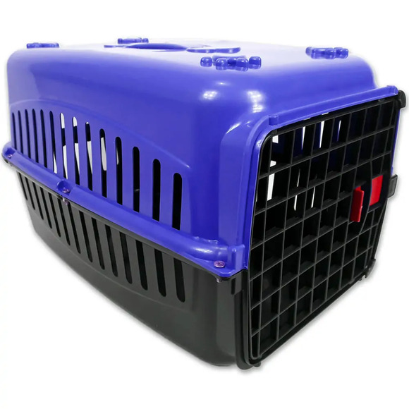 Caixa Transp Pet Injet N01 Azul