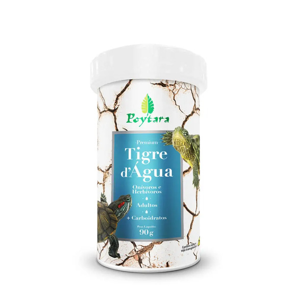 Ração para Tigre DÁgua Poytara 90 g