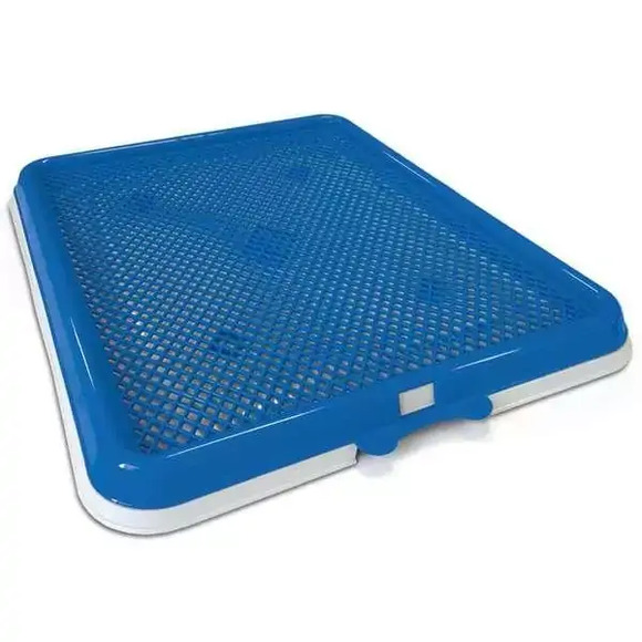Tapete Higiênico Lavável Canino Xixi Premium Pet Injet Azul Único
