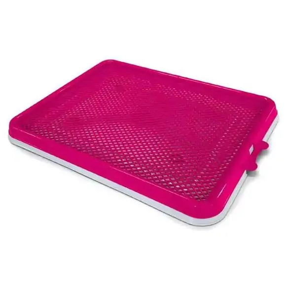 Tapete Higiênico Lavável Canino Xixi Premium Pet Injet Rosa Único
