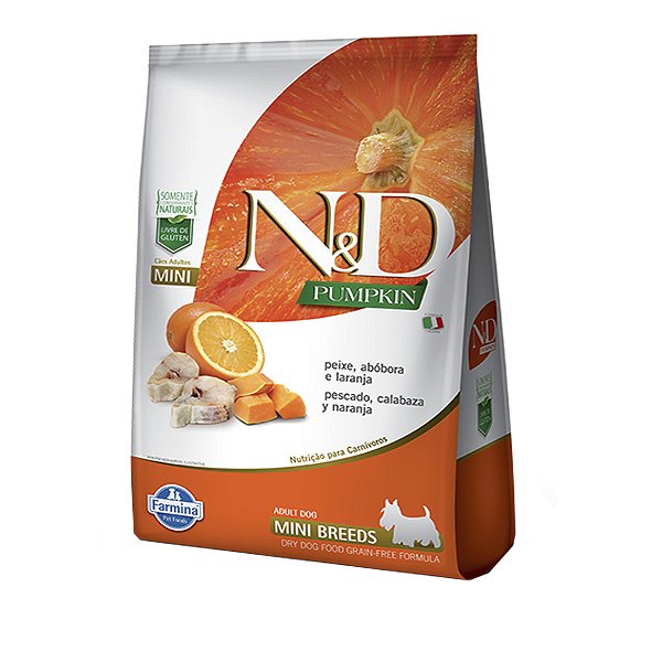Nd Pumpkin Canine Peixe Mini 2,5 Kg