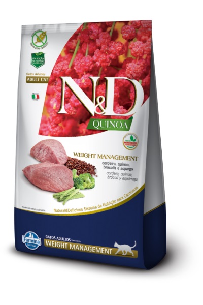 Nd Quinoa Feline Adult Weight Cordeiro 1,5 Kg