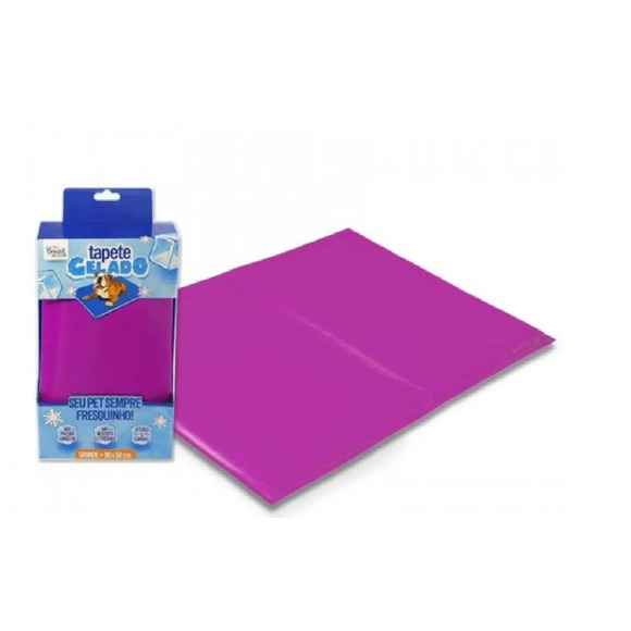 Tapete Gelado Para Cães Ice Pad Rosa G