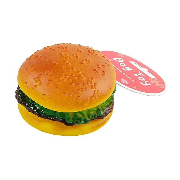 Brinquedo Vinil Hamburguer Grande