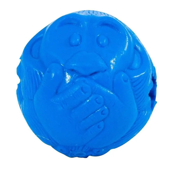 Bolinha Recheável Macaquinho Azul Pet Games G