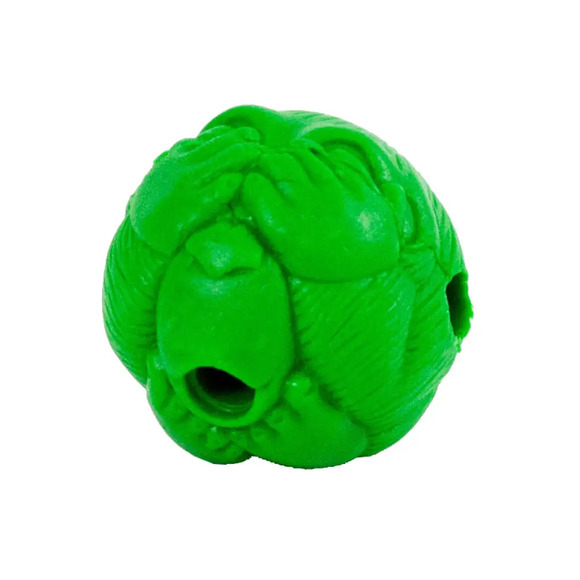Bolinha Recheável Macaquinho Verde Pet Games P
