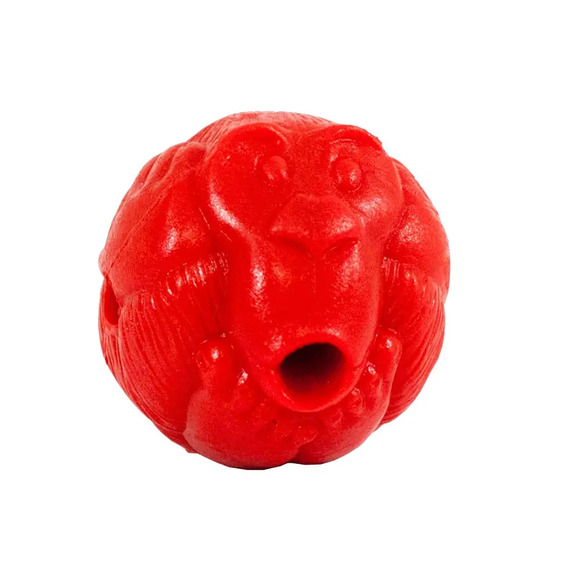 Bolinha Recheável Macaquinho Vermelha Pet Games M