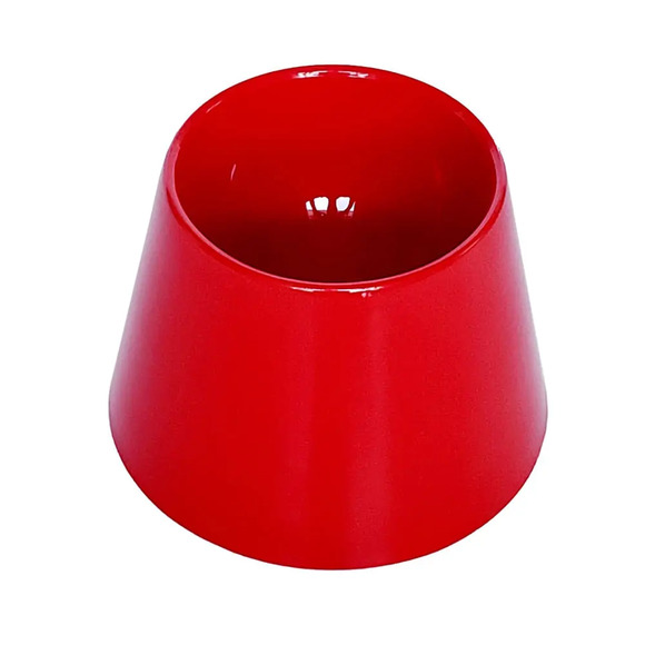 Comedouro e Bebedouro Alto Pet Games Vermelho M