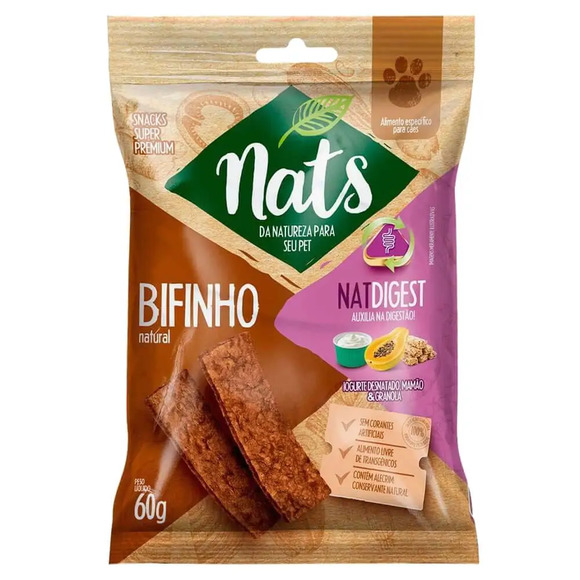 Snack Nats Bifinho Natural NatDigest 60g