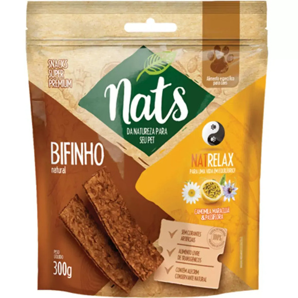Snack Nats Bifinho Natural NatRelax 300g