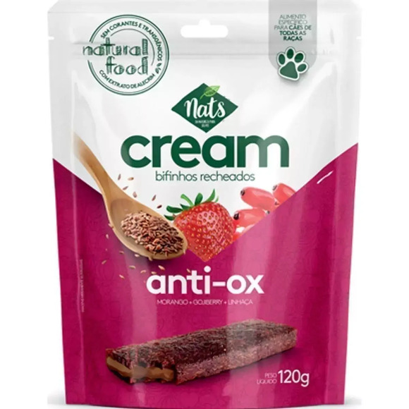 Bifinho Recheados Cream Anti-Ox 120g - Nats
