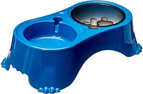 Comedouro Postura Correta Mini/Peq Azul